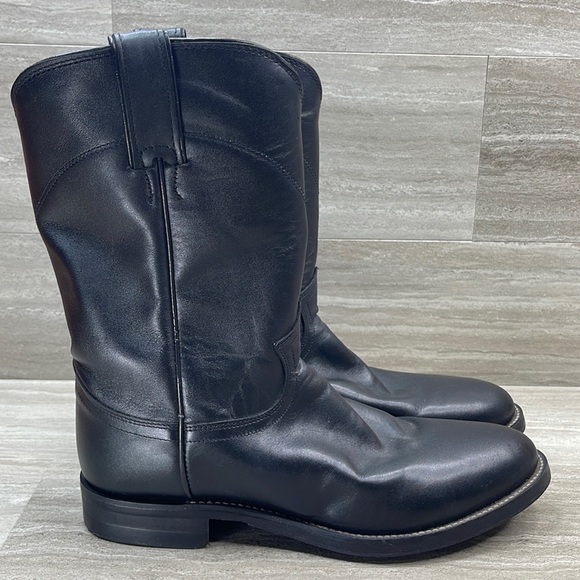 Justin Boots Shoes Justin Western Cowboy Boots W Vibram Sole Mens